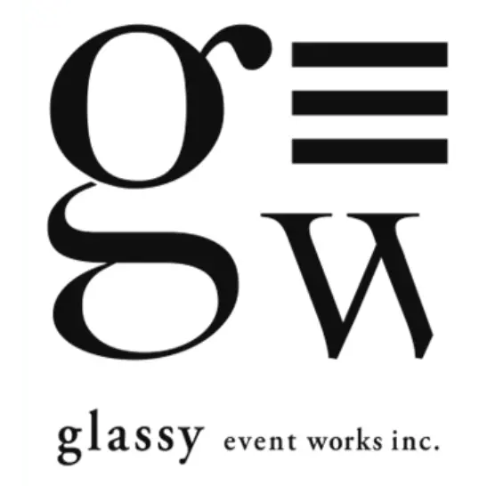 glassyイベントワークスのロゴ画像
